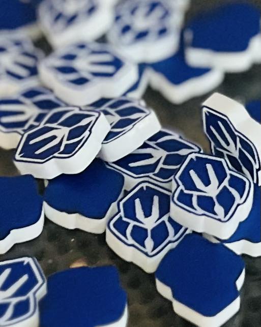 Panther Paw Acrylic Stud Earrings