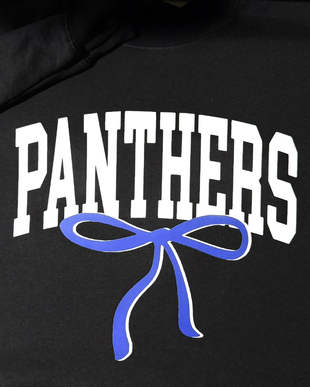 Panthers Bow Sweatshirt