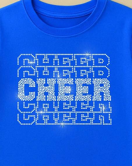 Cheer Stacked Rhinestone