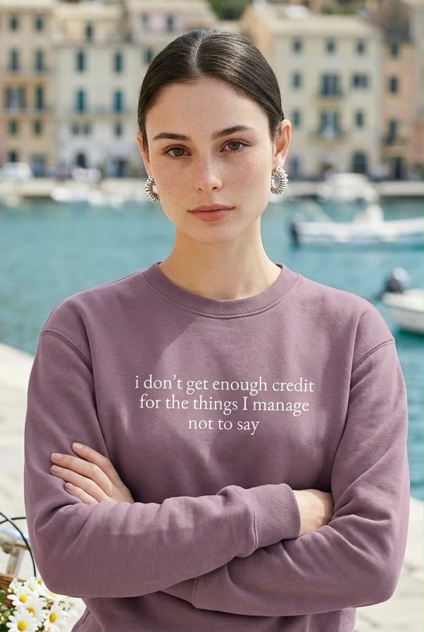 enough credit- Embroidered
