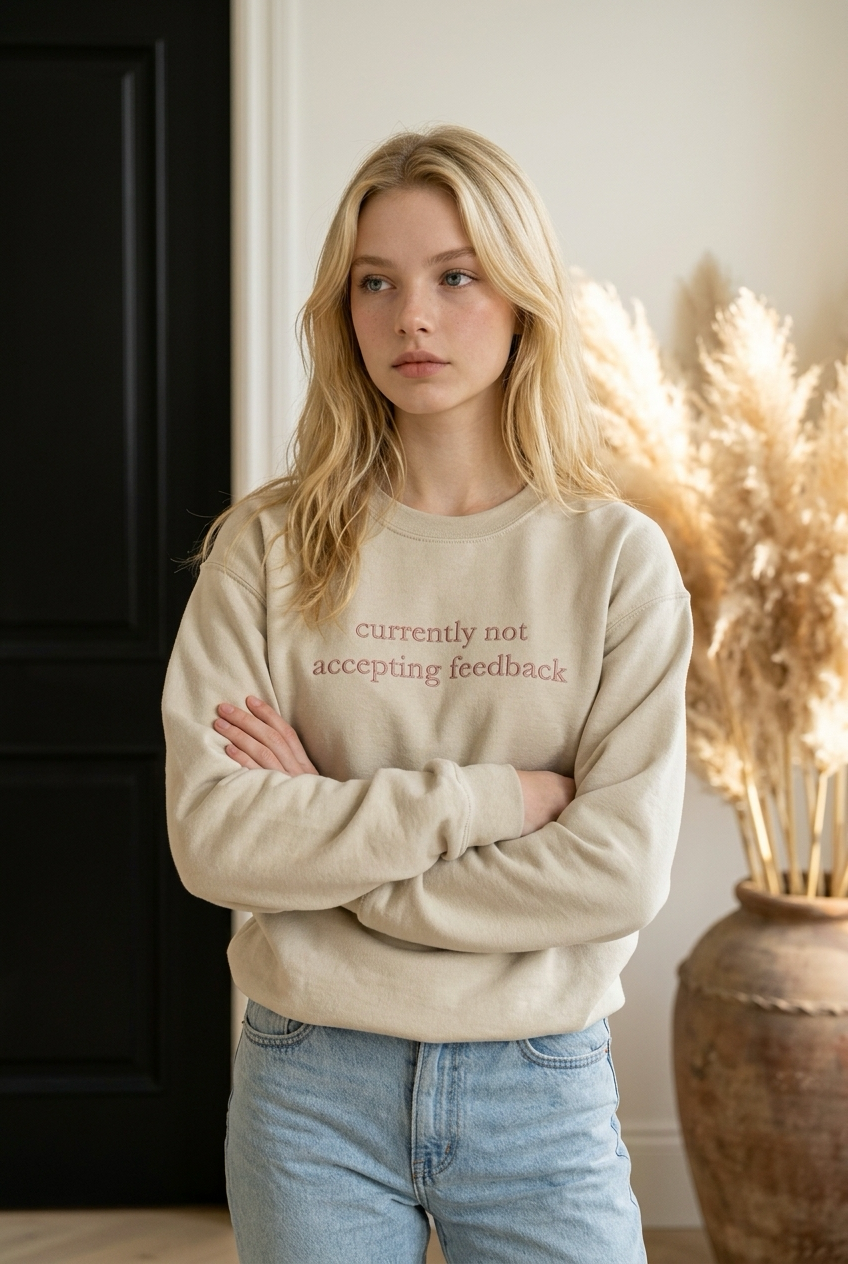 not accepting- Embroidered
