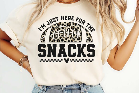 Here For The Snacks Cheetah Tee