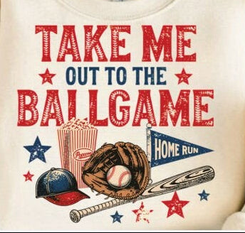 Take me out to the ballgame KIDS TSHIRT