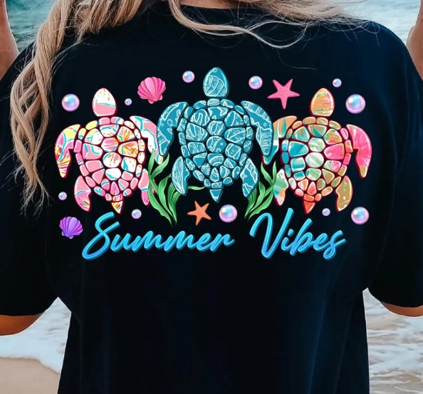 Summer Vibes Turtle