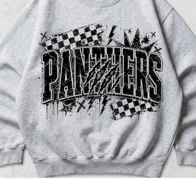 Panther Retro Claws Sweatshirt
