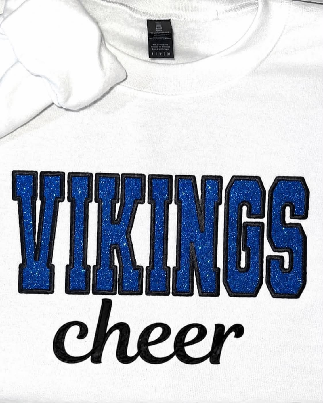 Vikings Cheer Embroidered Sweatshirt