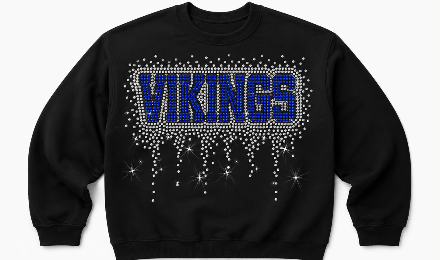 Vikings Rhinestone Sweatshirt
