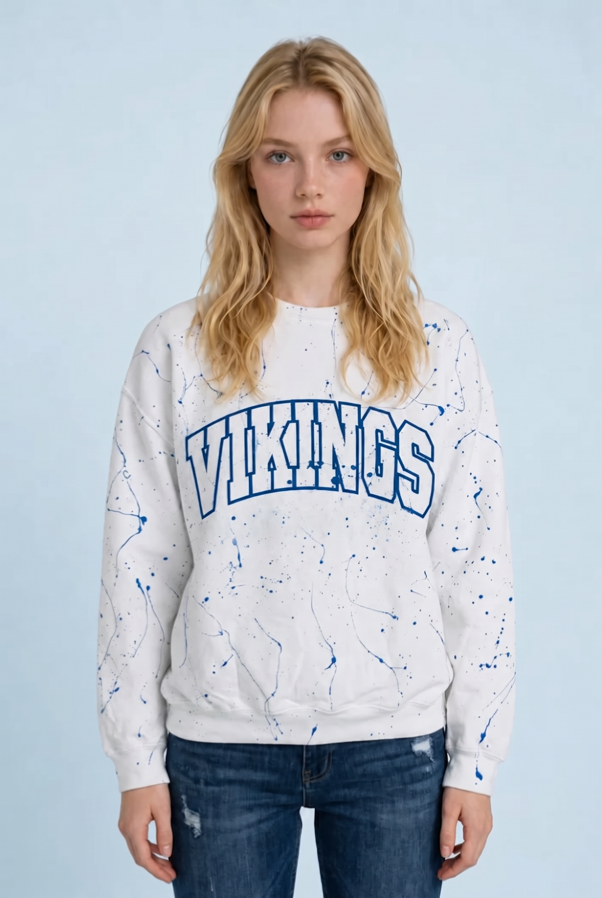 Vikings Splatter Sweatshirt