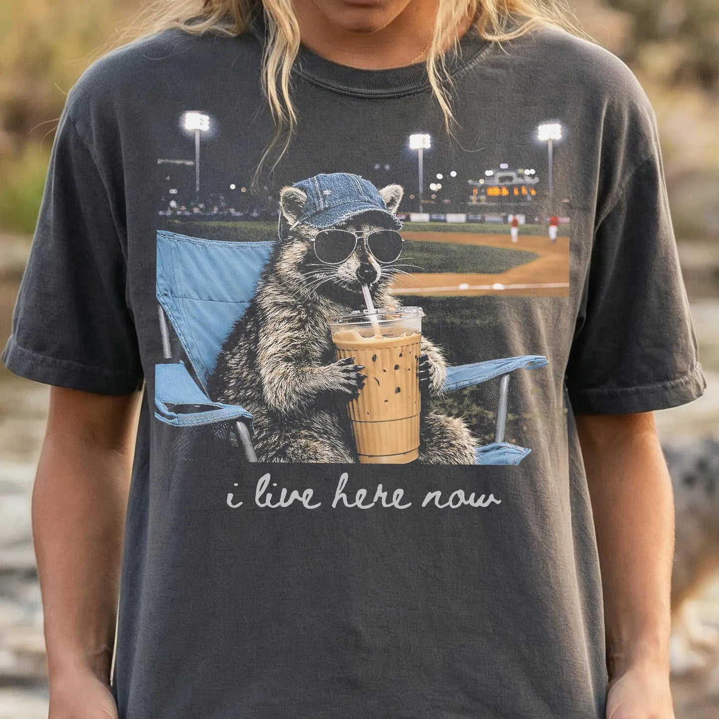 I live here now racoon
