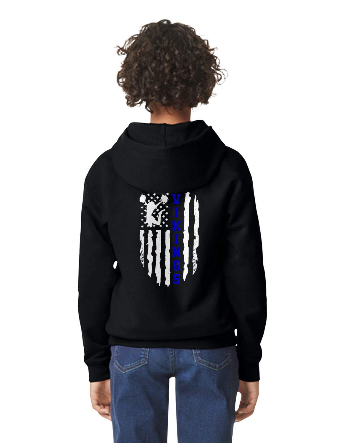 Vikings Cheer flag hoodie