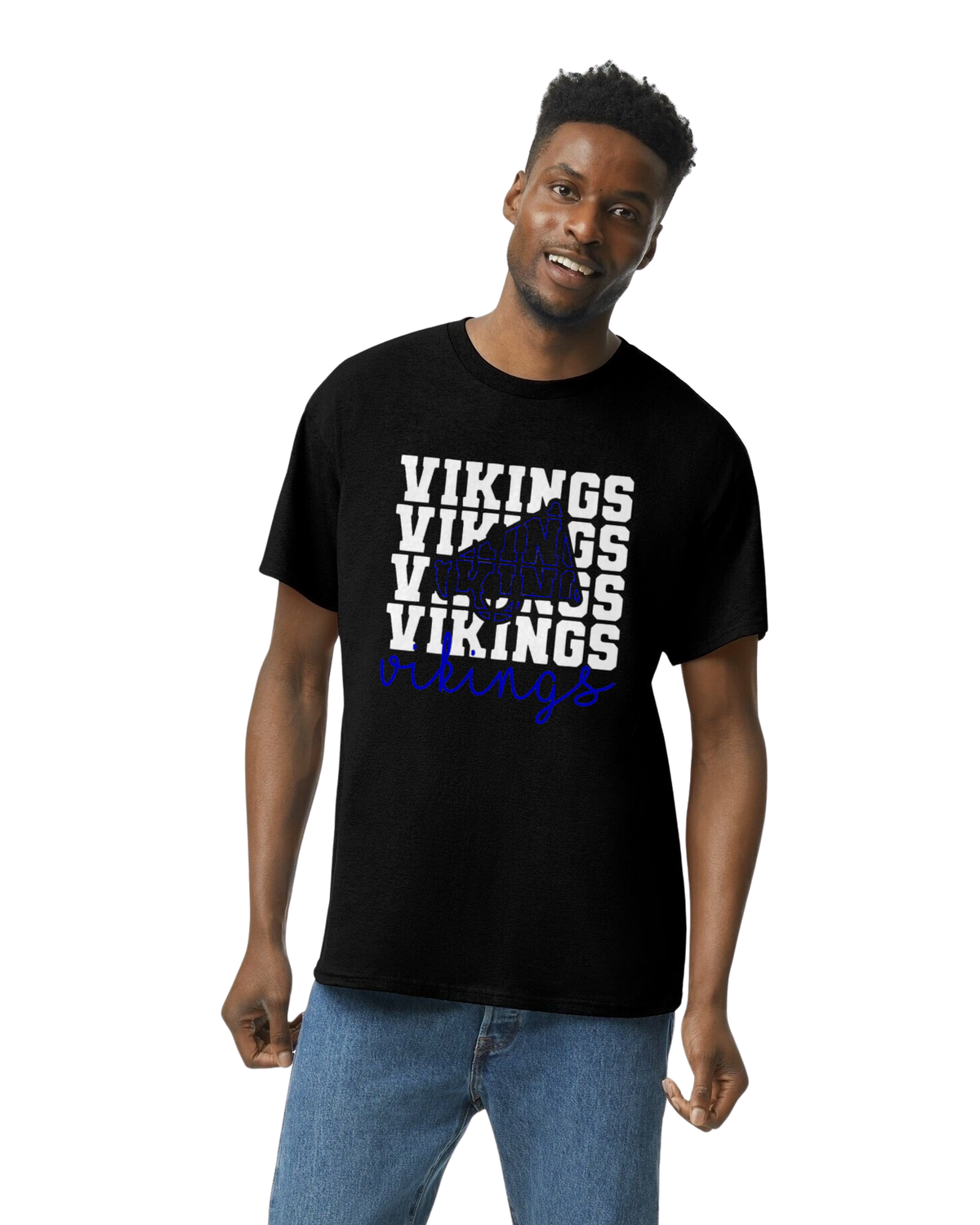 Vikings Cheer Stacked Tees