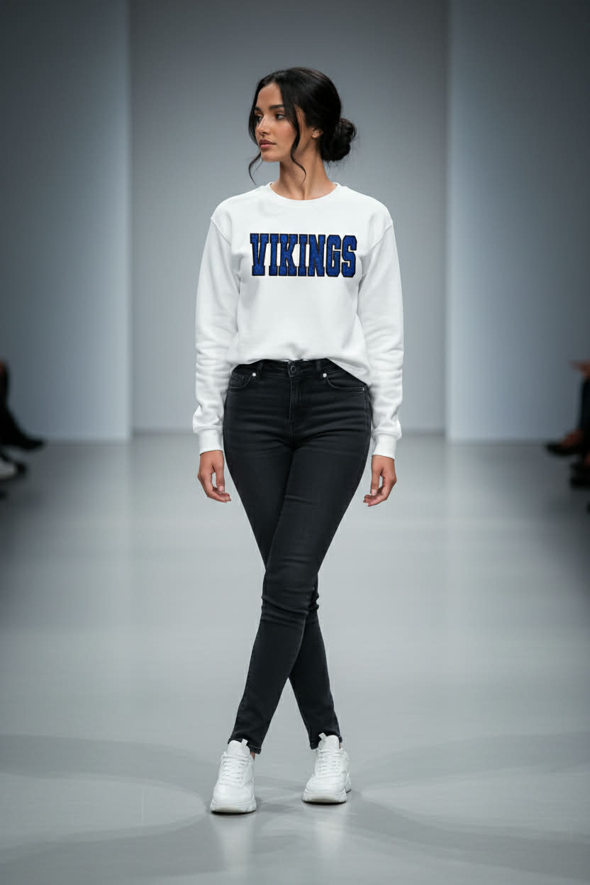 Vikings Embroidered Sweatshirt
