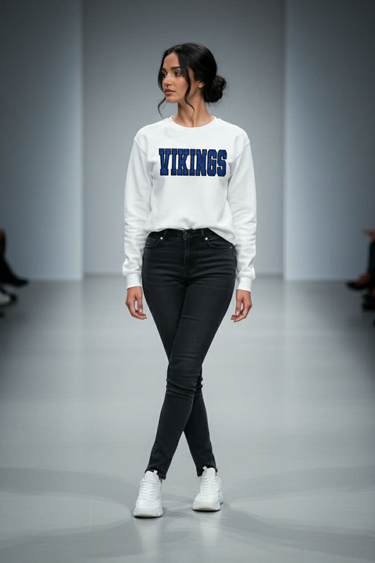 Vikings Embroidered Sweatshirt