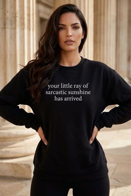 little ray of sunshine- embroidered