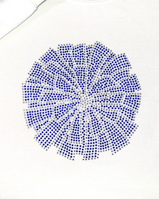 Pom Pom Rhinestone Sweatshirt