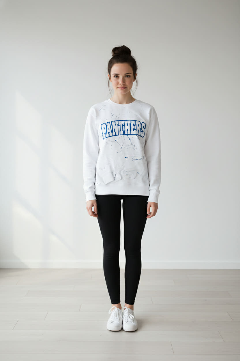 Panthers Paint Splatter Sweatshirt