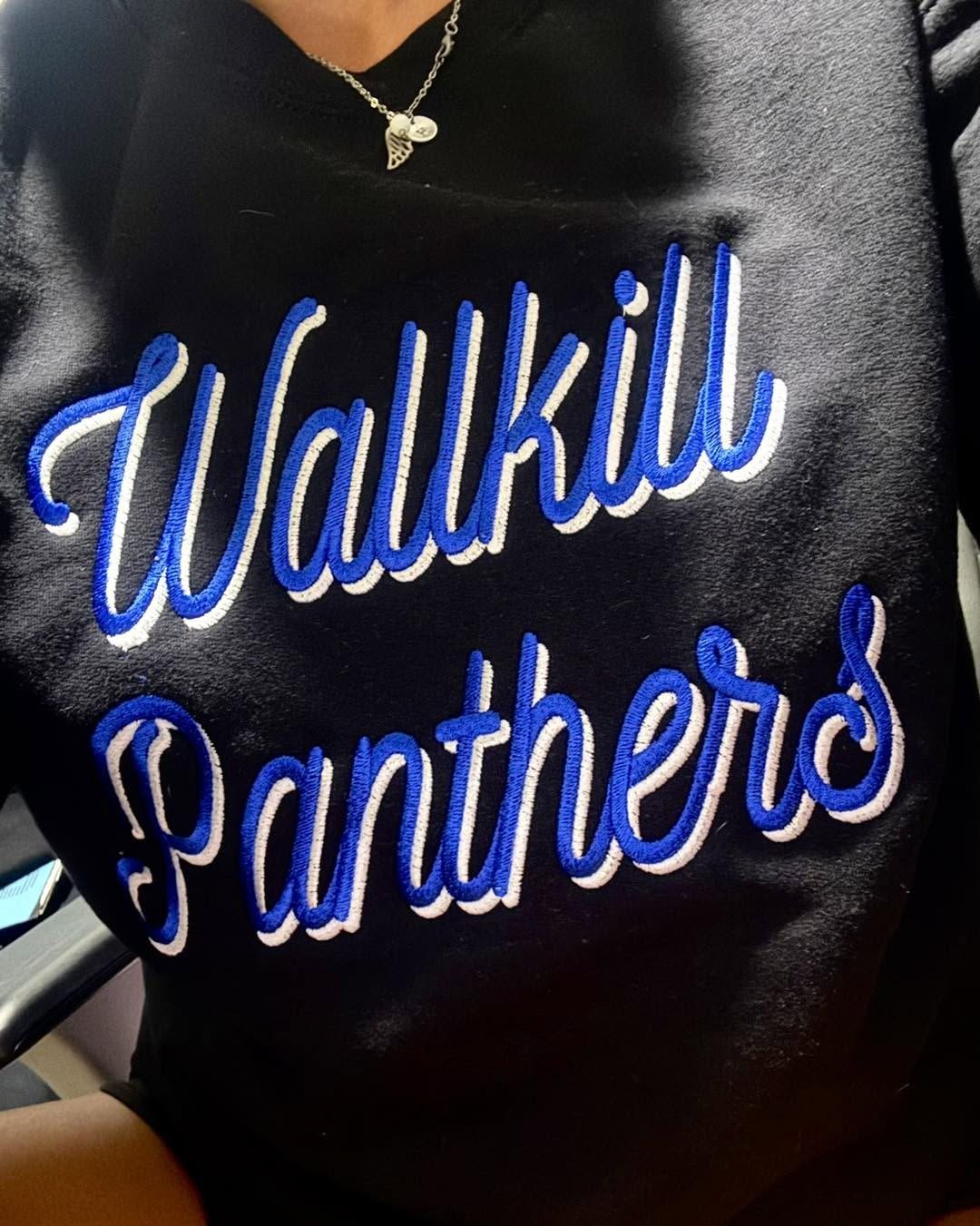 Wallkill Panthers Shadow Embroidery