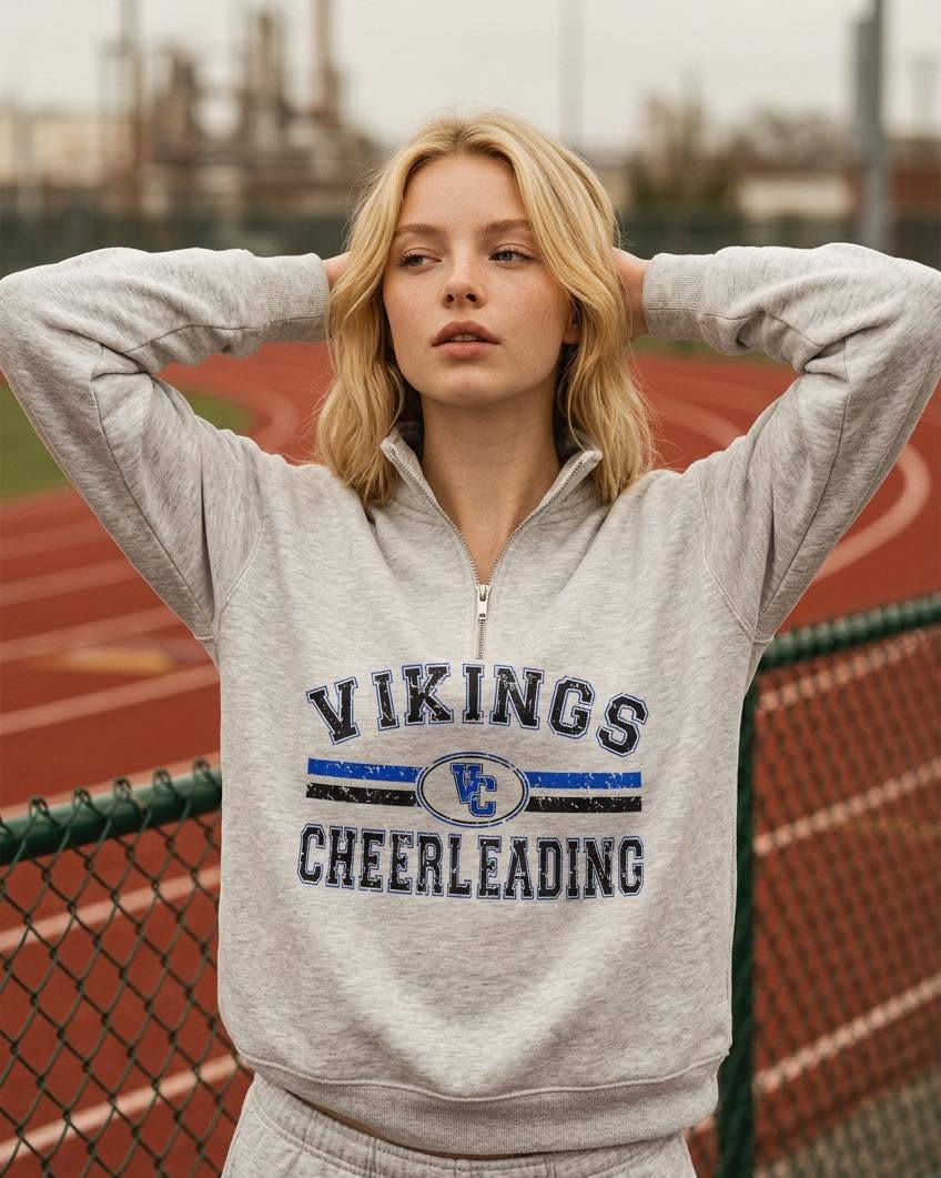 Vikings Cheerleading 1/4 Zip