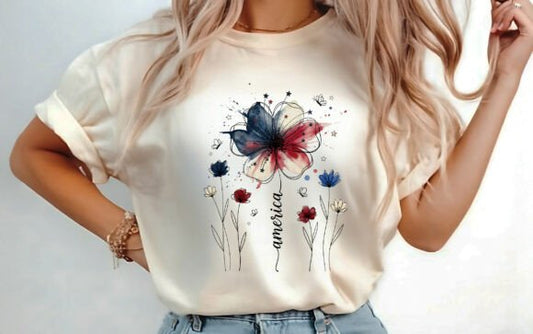 Boho floral USA