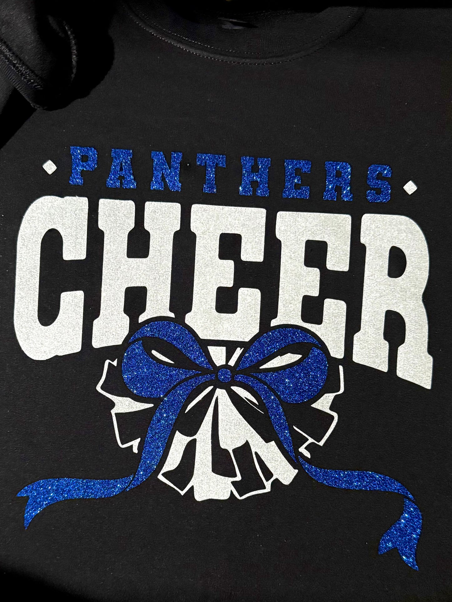Panthers Cheer Glitter Shirts