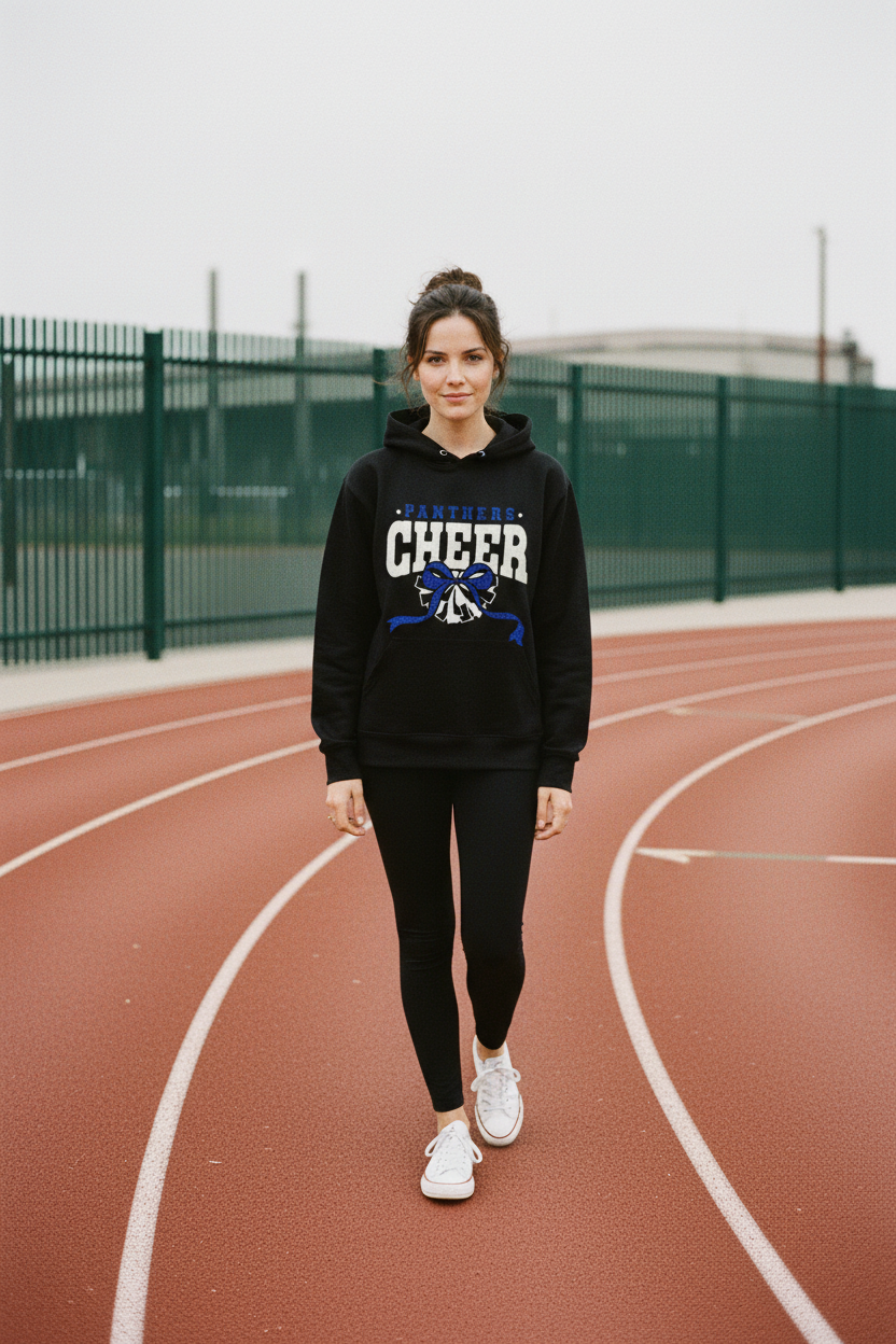 Panthers Cheer Glitter Shirts