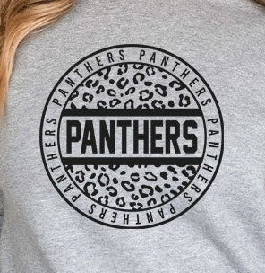 Panthers Round Leopard Sweatshirt