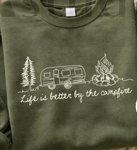 Life is better by the campfire