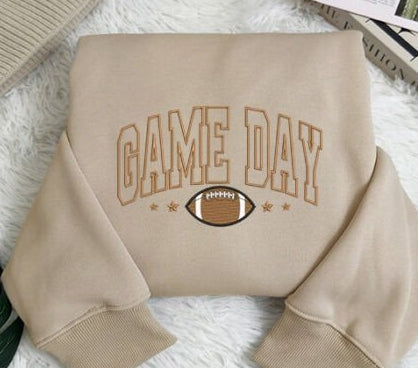 Game Day Embroidered Sweatshirt