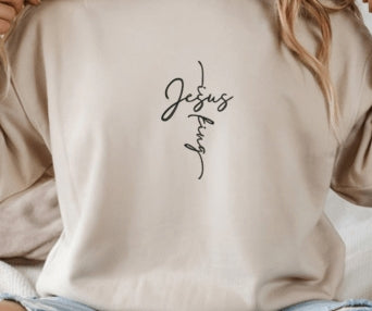 Jesus King Cross Sweatshirt