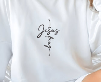 Jesus King Cross Sweatshirt