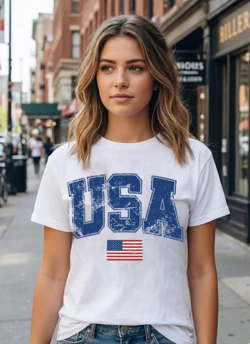 USA Flag Distressed