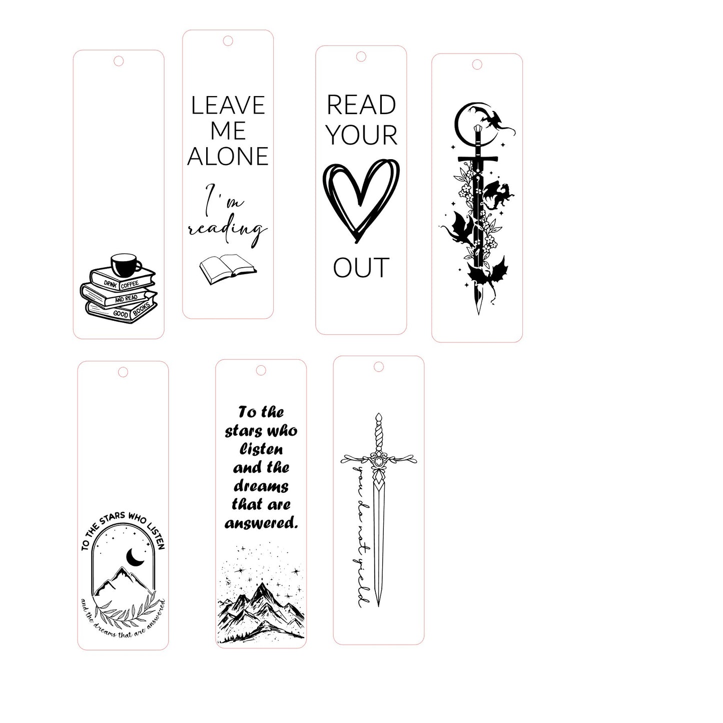Wooden Bookmarks