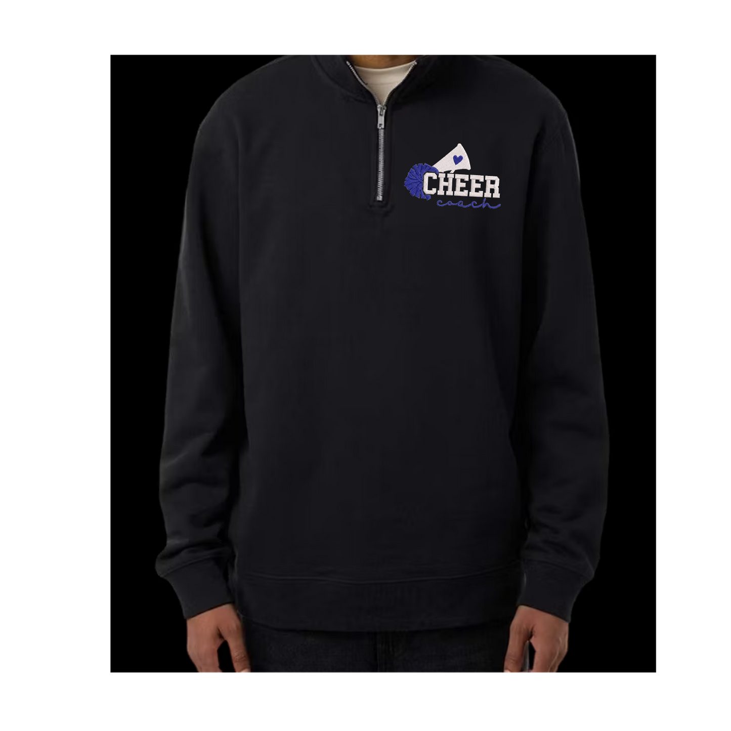 Cheer Coach Embroidered 1/4 Zip