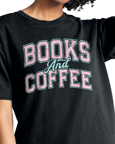 Books & Coffee Tee