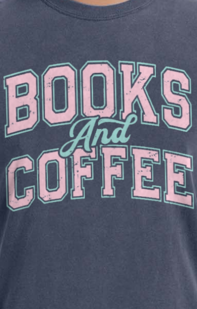 Books & Coffee Tee