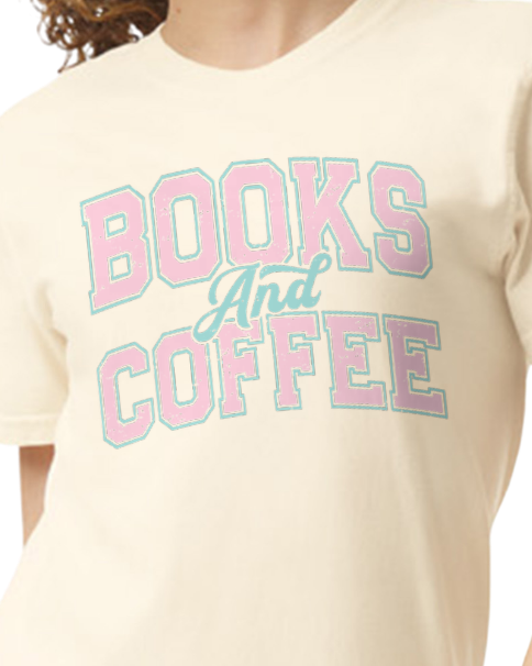 Books & Coffee Tee