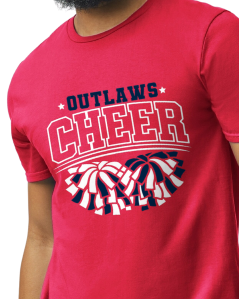 Outlaws Cheer Poms