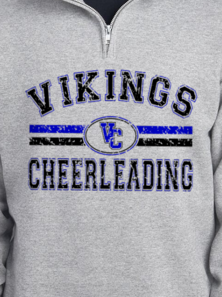 Vikings Cheerleading 1/4 Zip