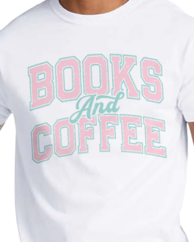 Books & Coffee Tee