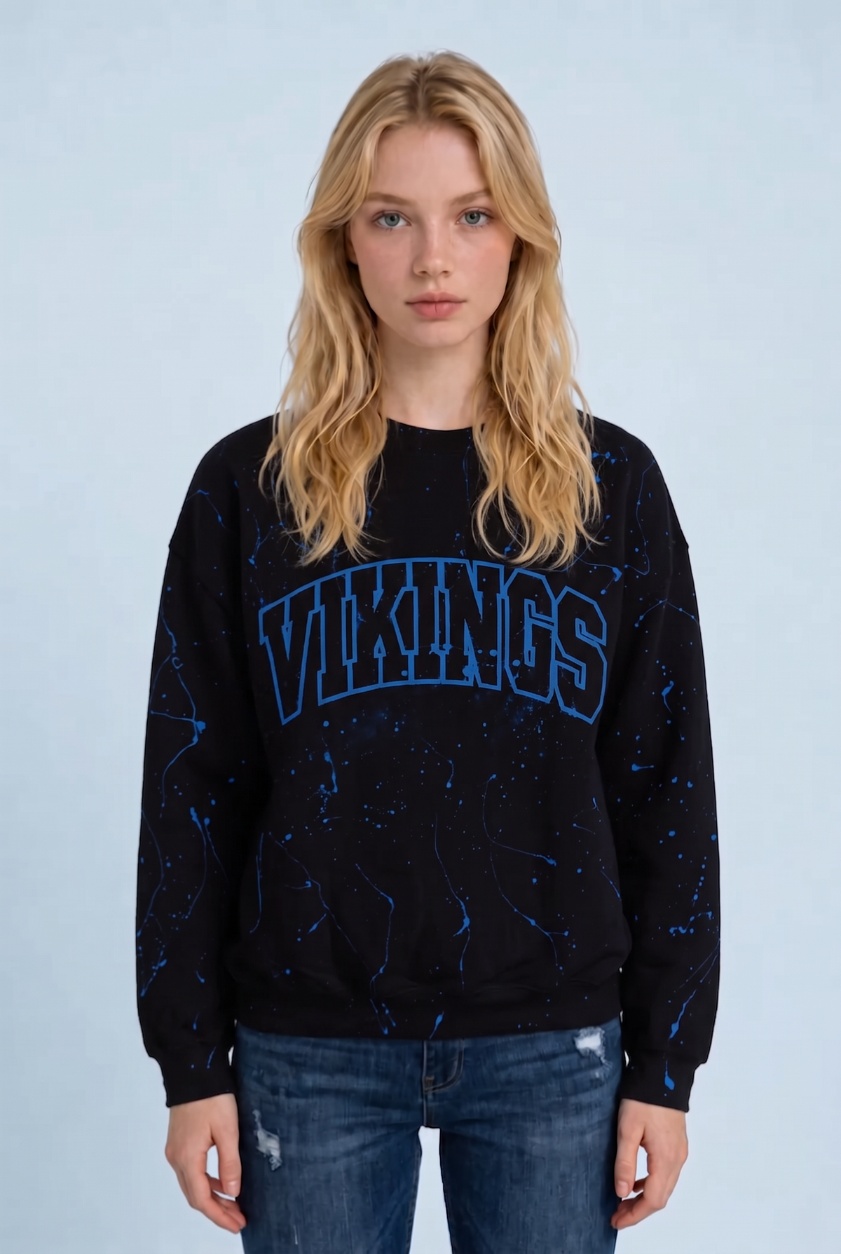 Vikings Splatter Sweatshirt