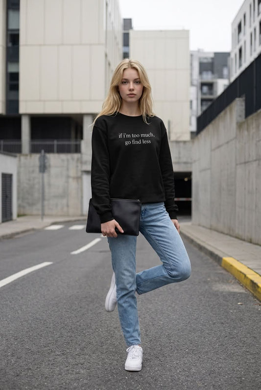too much- Embroidered