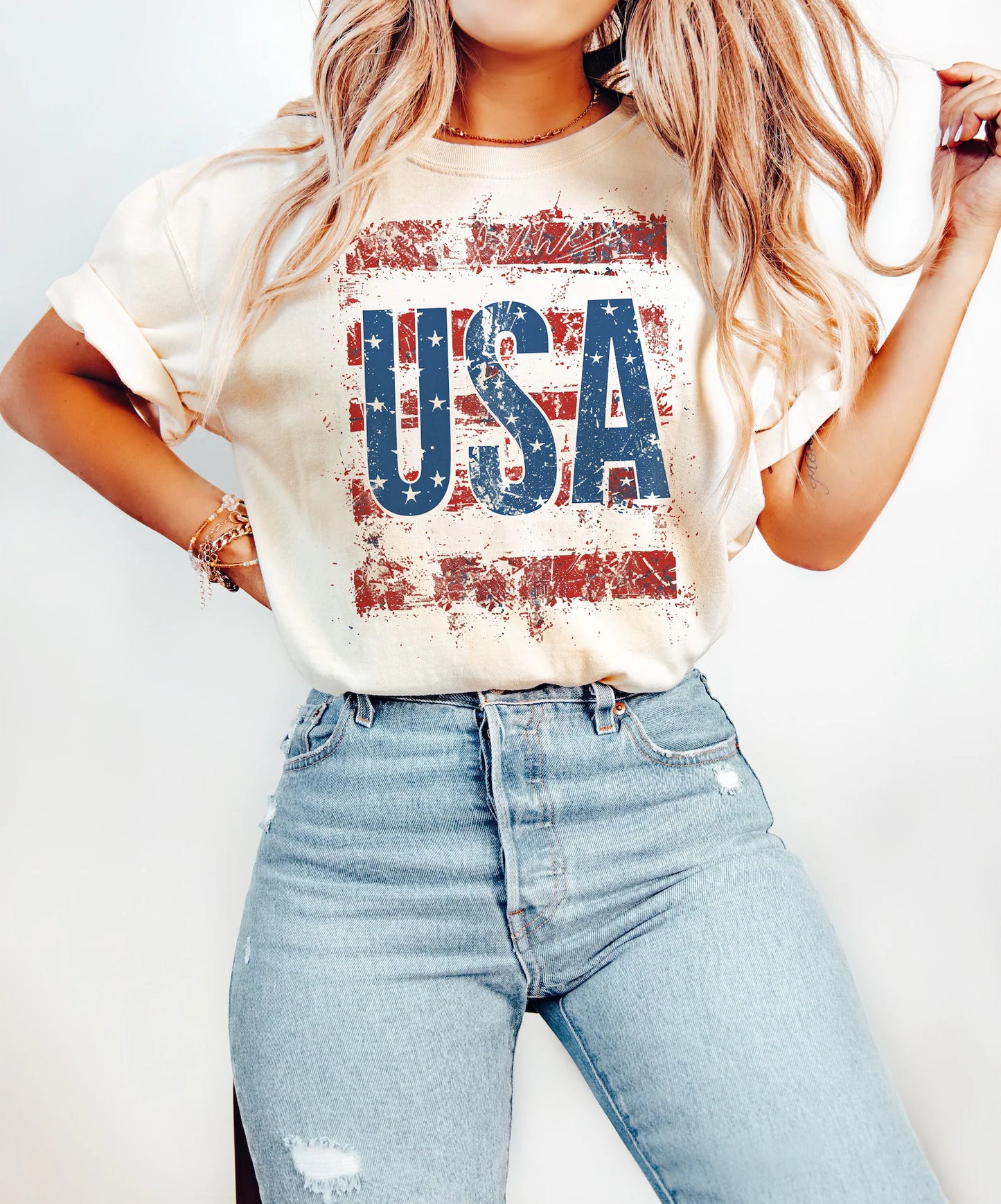 USA Distressed Flag
