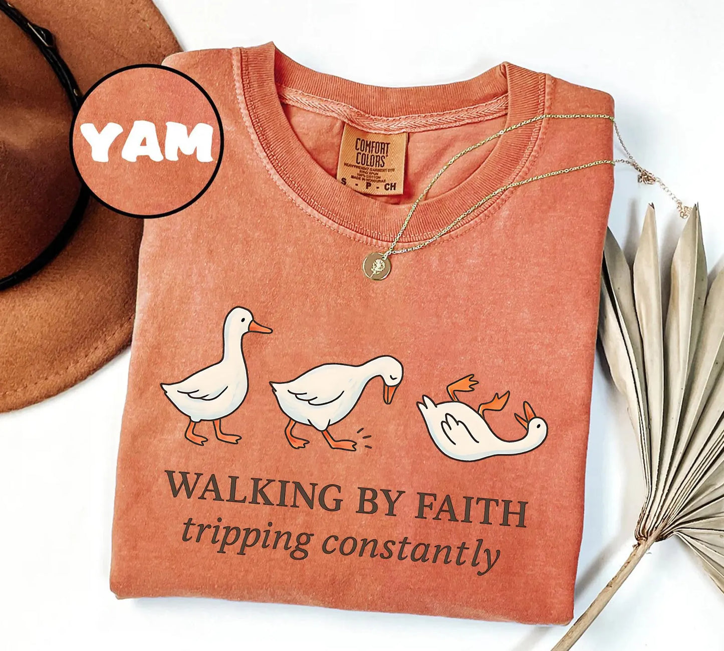 Walking By Faith Goose Tee