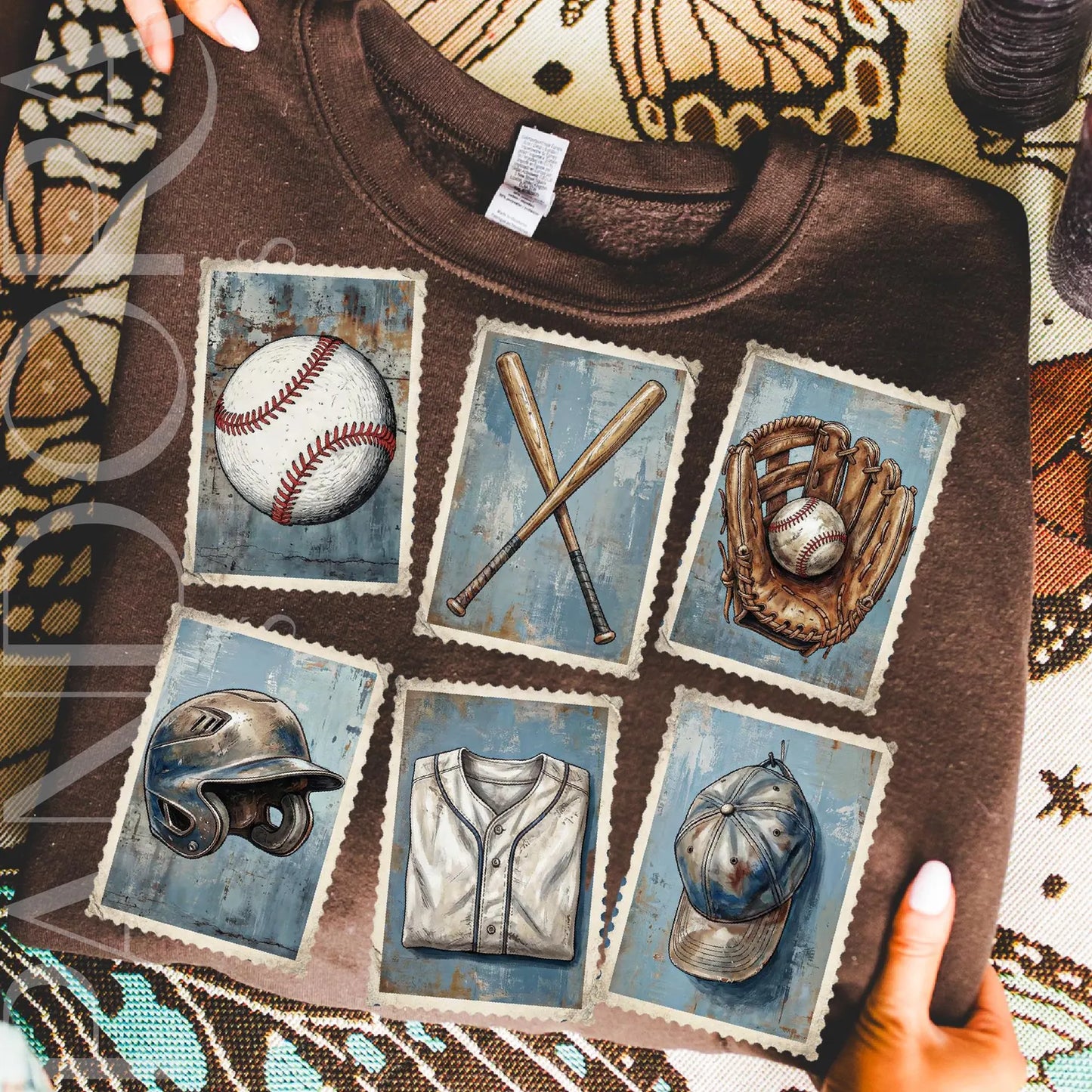 Vintage Baseball Stamps