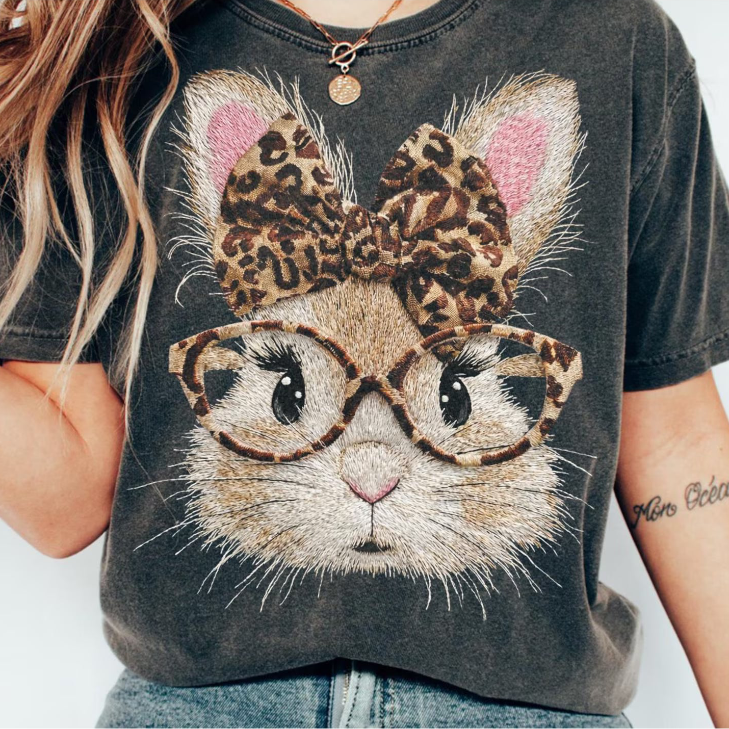 Retro Leopard Bunny