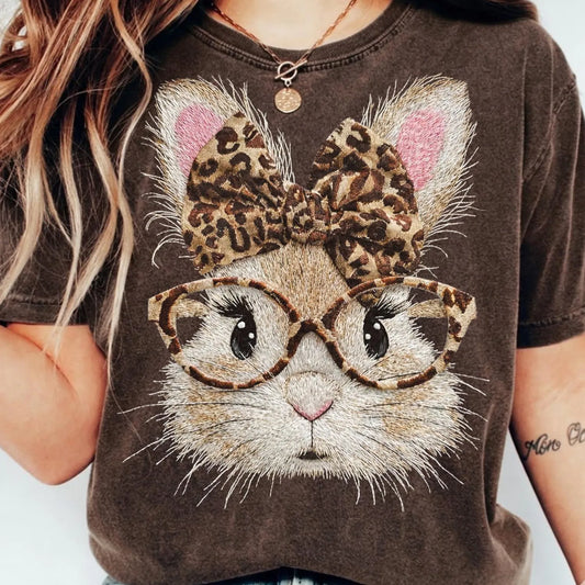 Retro Leopard Bunny
