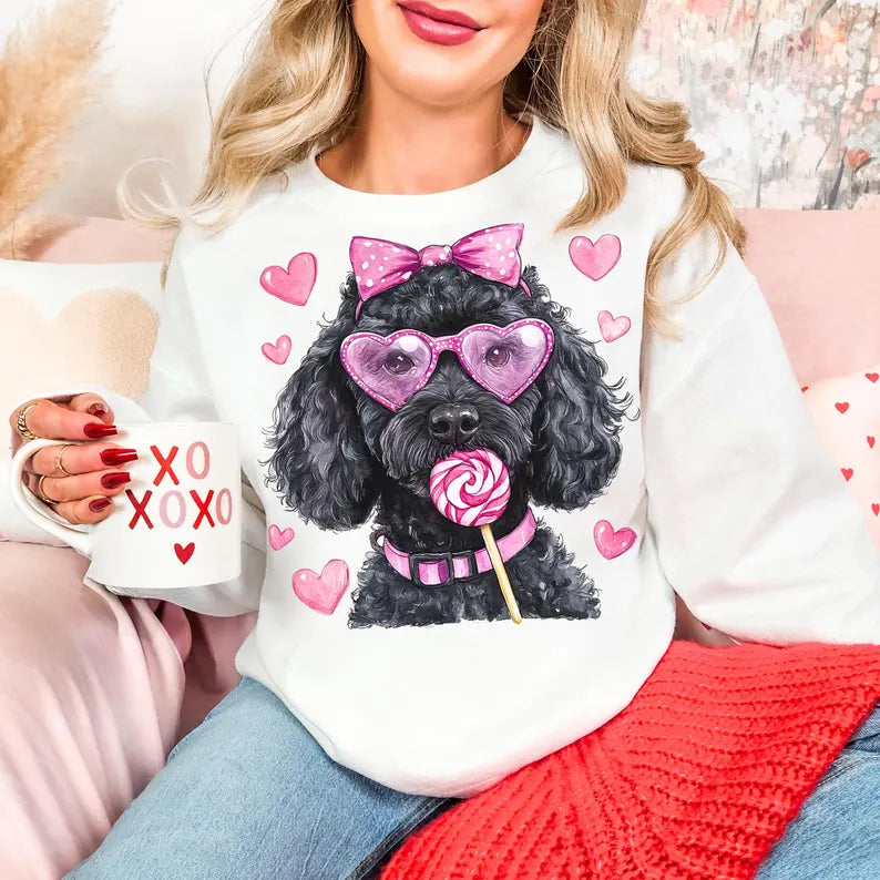 Valentine's Day Dog Sweatshirt