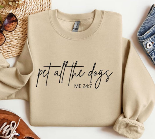 Pet All The Dogs Sweatshirt
