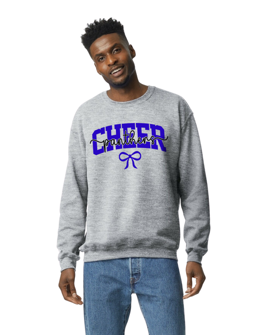 Panthers Cheer Embroidered Sweatshirt