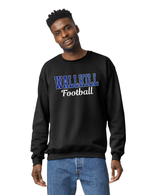 Football & Cheer Embroidered Glitter Sweatshirts